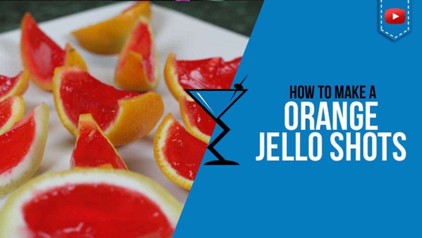 Vodka Jello Shots in Oranges