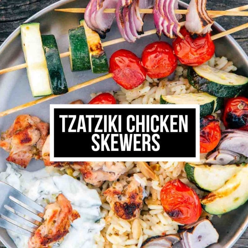 Tzatziki Chicken Skewers