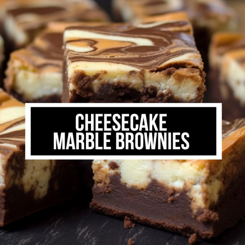 Cheesecake Marble Brownies Recipe