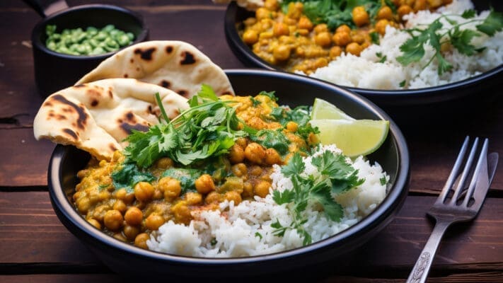 Chickpea Curry With Coconut Milk Recipe