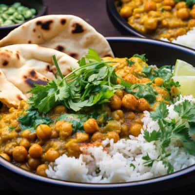 Chickpea Curry With Coconut Milk Recipe