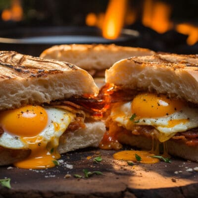 Sausage Egg & Cheese Breakfast Sandwiches