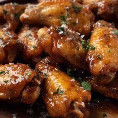 LEMON GARLIC CHICKEN WINGS