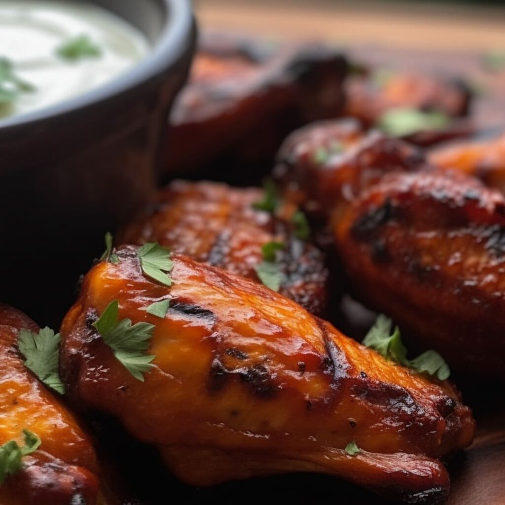 Grilled Hot Wings