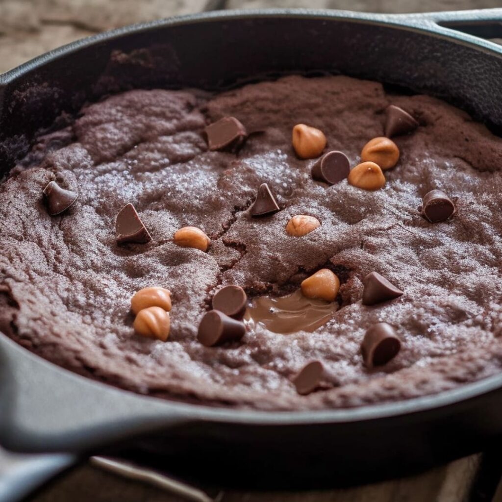 Skillet Chocolate Brownie