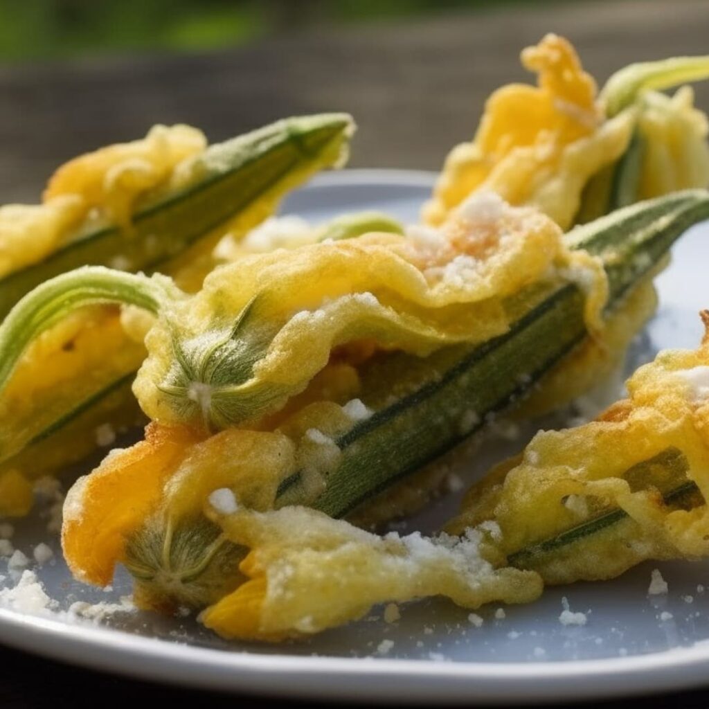 Zucchini Flowers & Ricotta
