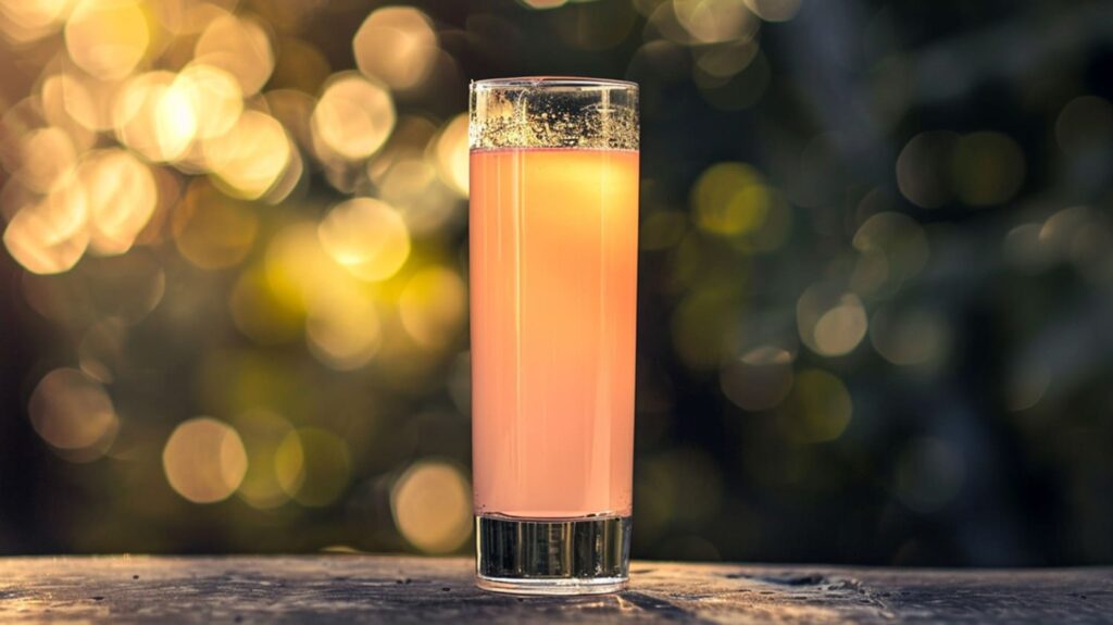 Vibrant pink Panty Dropper shots in shot glasses, with a lime wedge garnish.